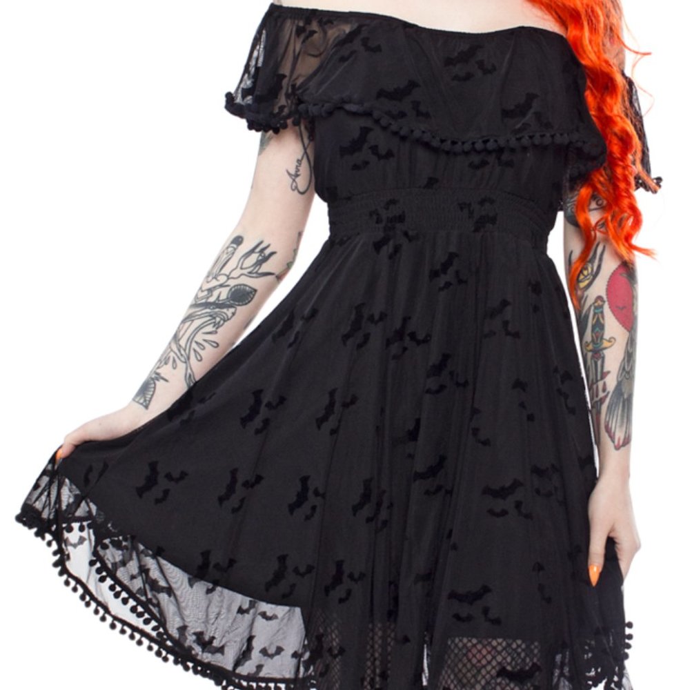ISO Sourpuss Bat Cloud Fiesta Dress